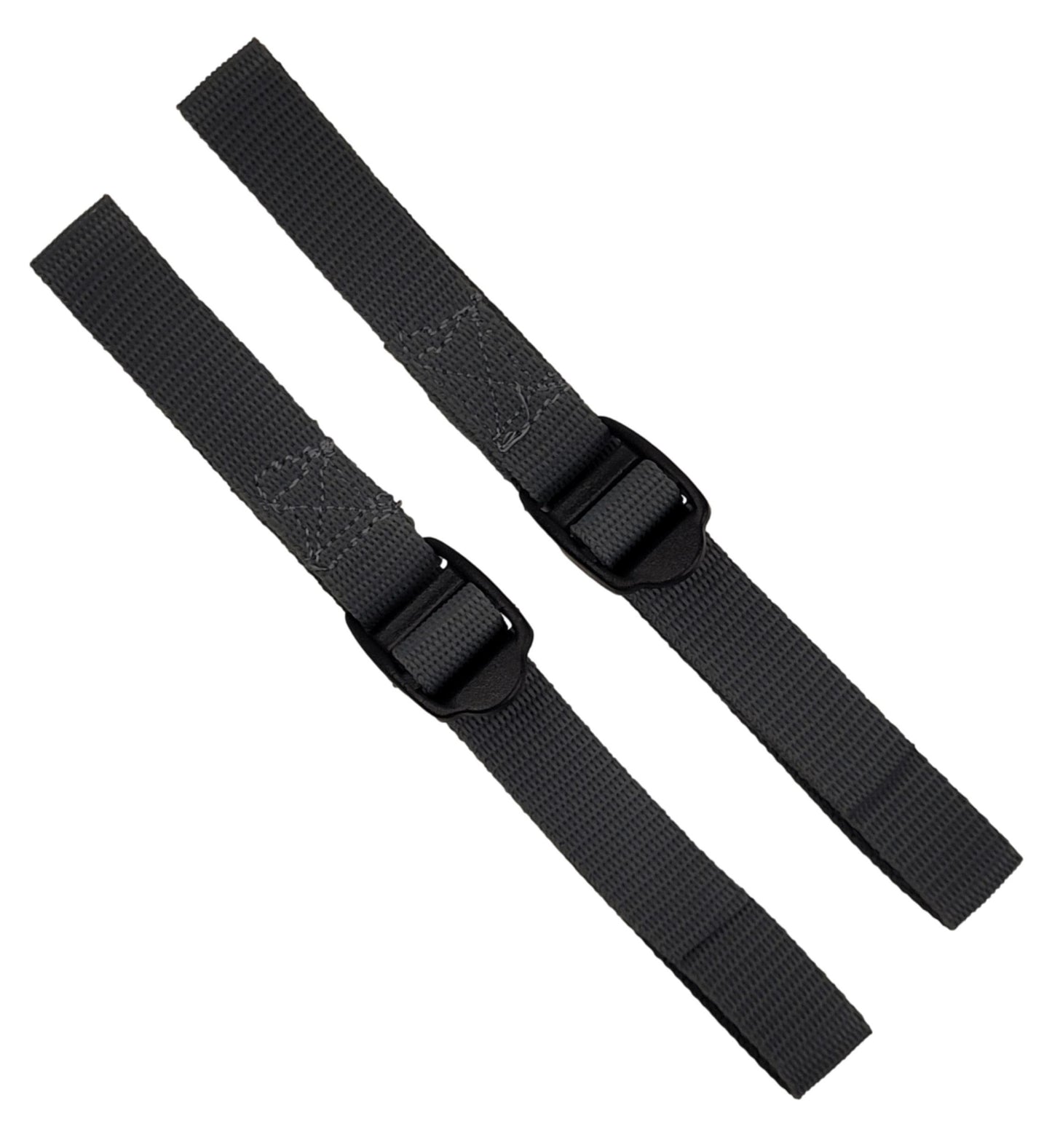 19mm webbing strap in grey with ladderlock buckle (pair) (4)