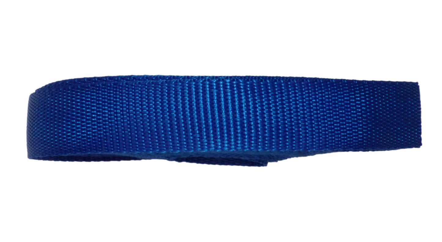 Benristraps 25mm Polypropylene Webbing, 10 metres (32') in blue