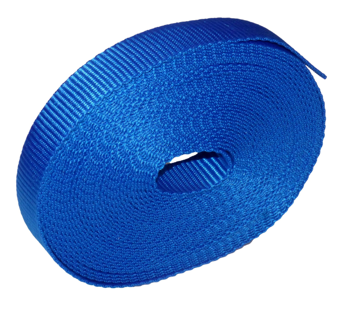 Benristraps 25mm Polypropylene Webbing, 10 metres (32') in blue