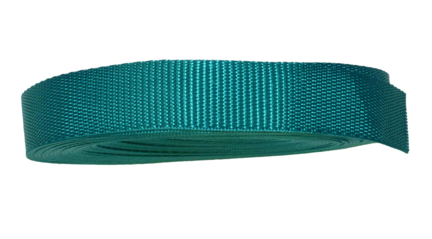 Benristraps 25mm Polypropylene Webbing, 10 metres (32') in emerald