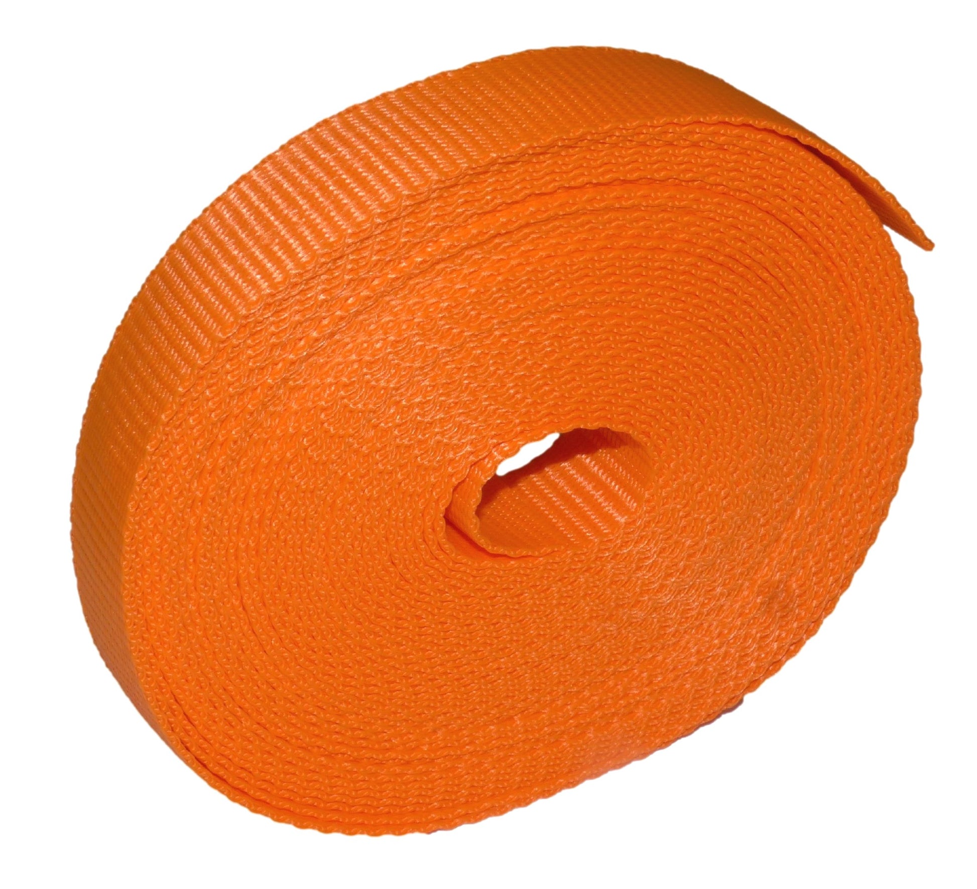 Benristraps 25mm Polypropylene Webbing, 10 metres (32') in orange