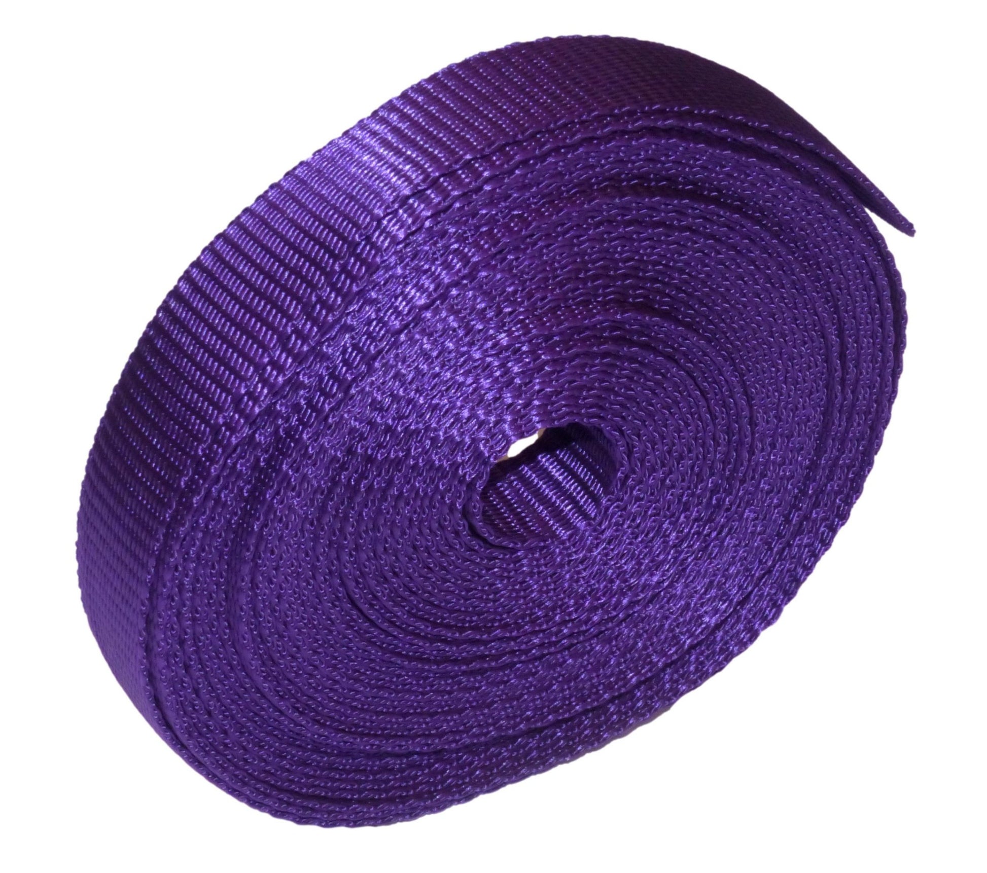 Benristraps 25mm Polypropylene Webbing, 10 metres (32') in purple