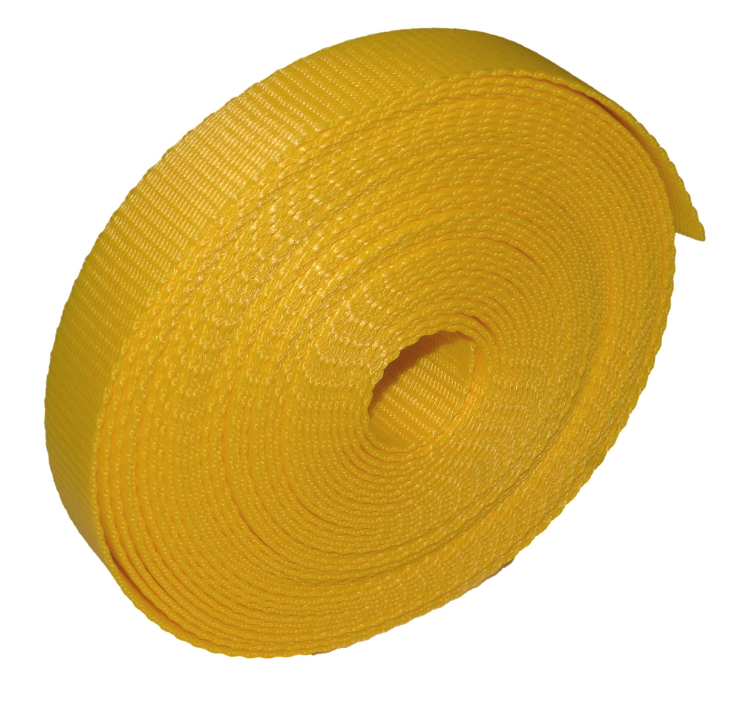Benristraps 25mm Polypropylene Webbing, 10 metres (32') in yellow
