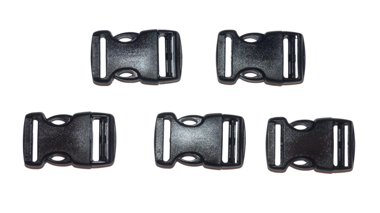 Benristraps 25mm plastic quick release buckle (pack of 5)