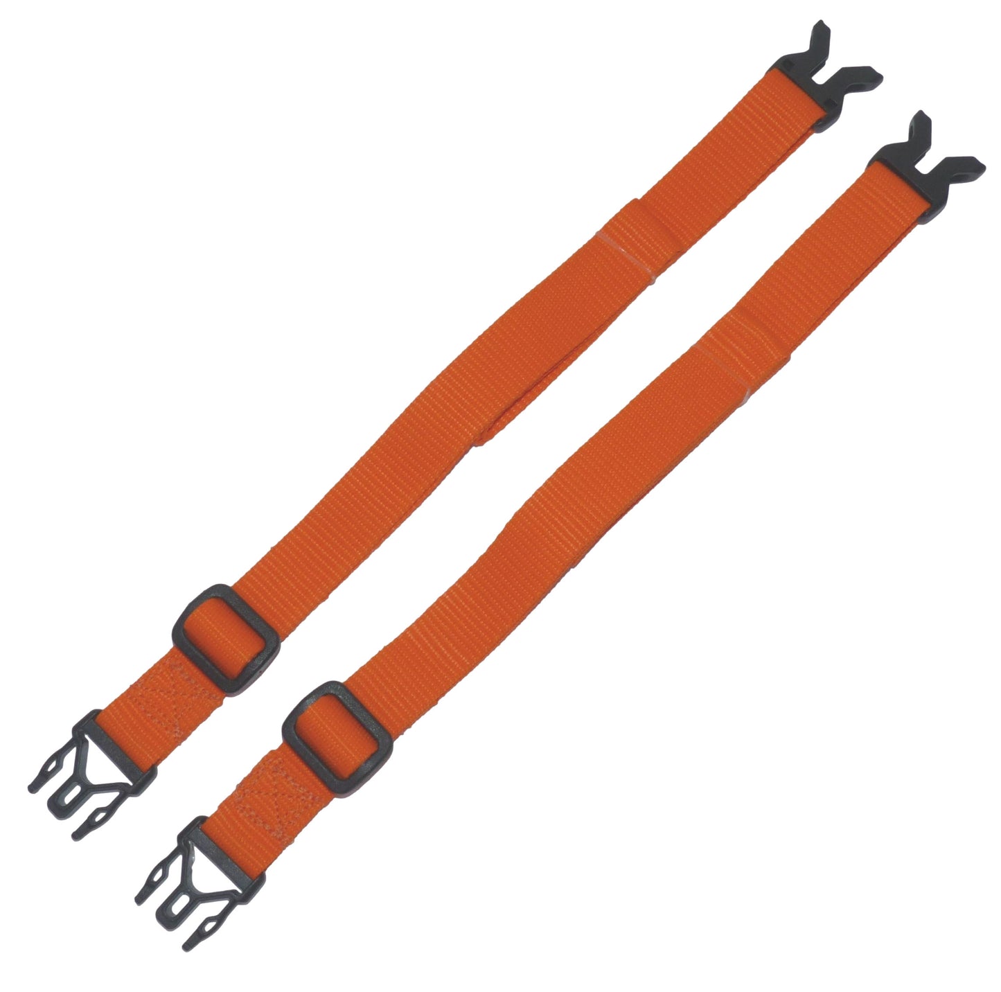 Benristraps 25mm Webbing Strap with Buckles for Luggage, Suitcases, Boxes (Pair)