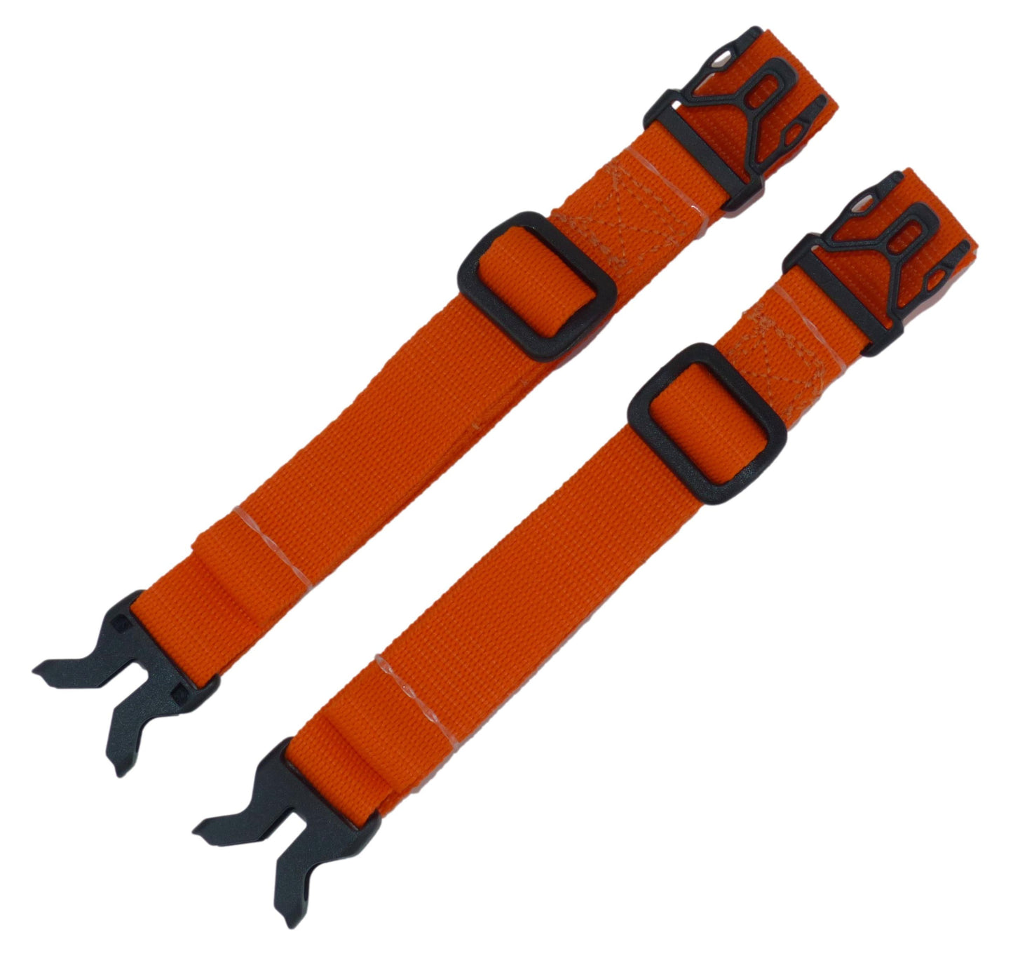 Benristraps 25mm Webbing Strap with Buckles for Luggage, Suitcases, Boxes (Pair)