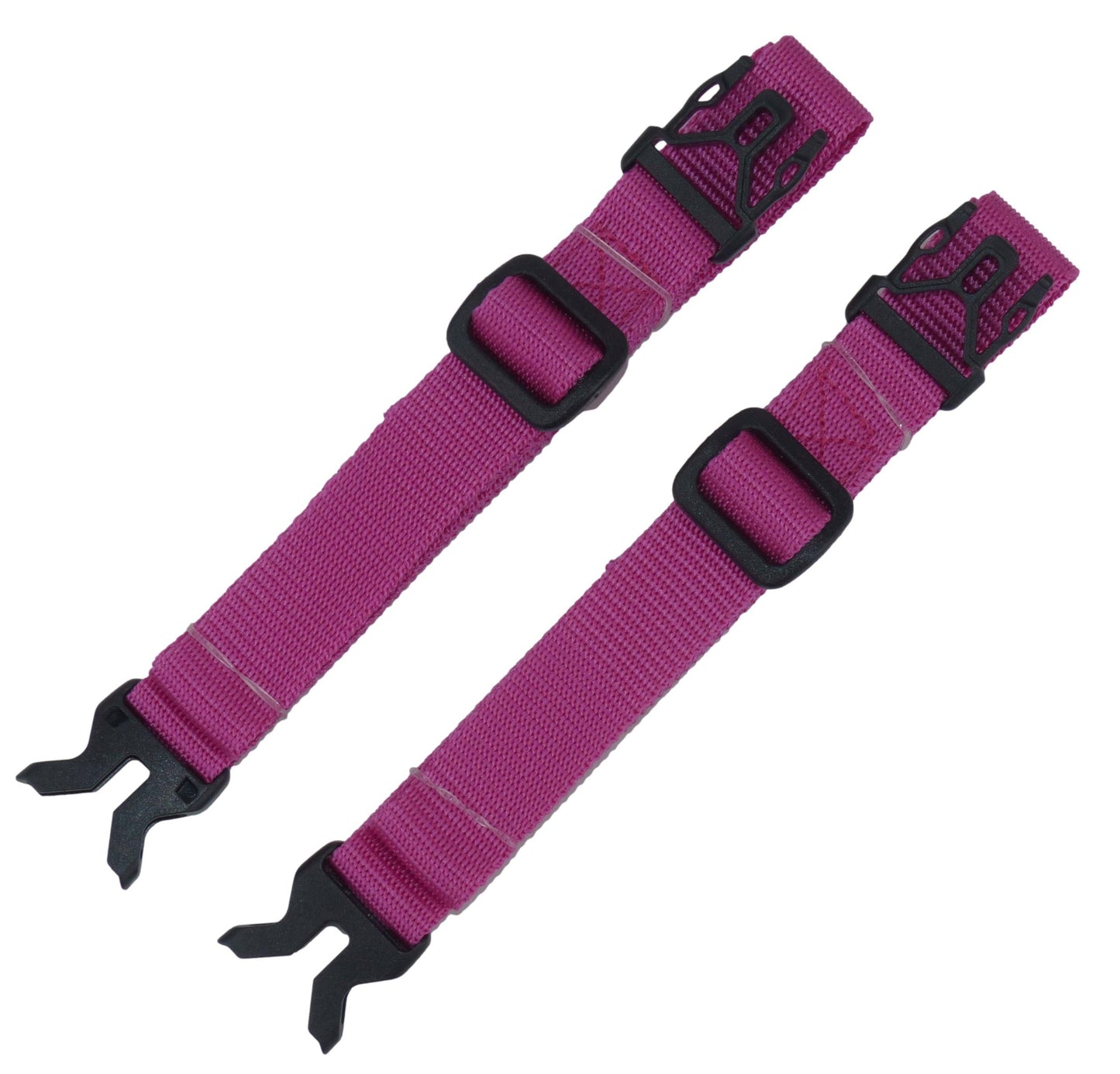 Benristraps 25mm Webbing Strap with Buckles for Luggage, Suitcases, Boxes (Pair)