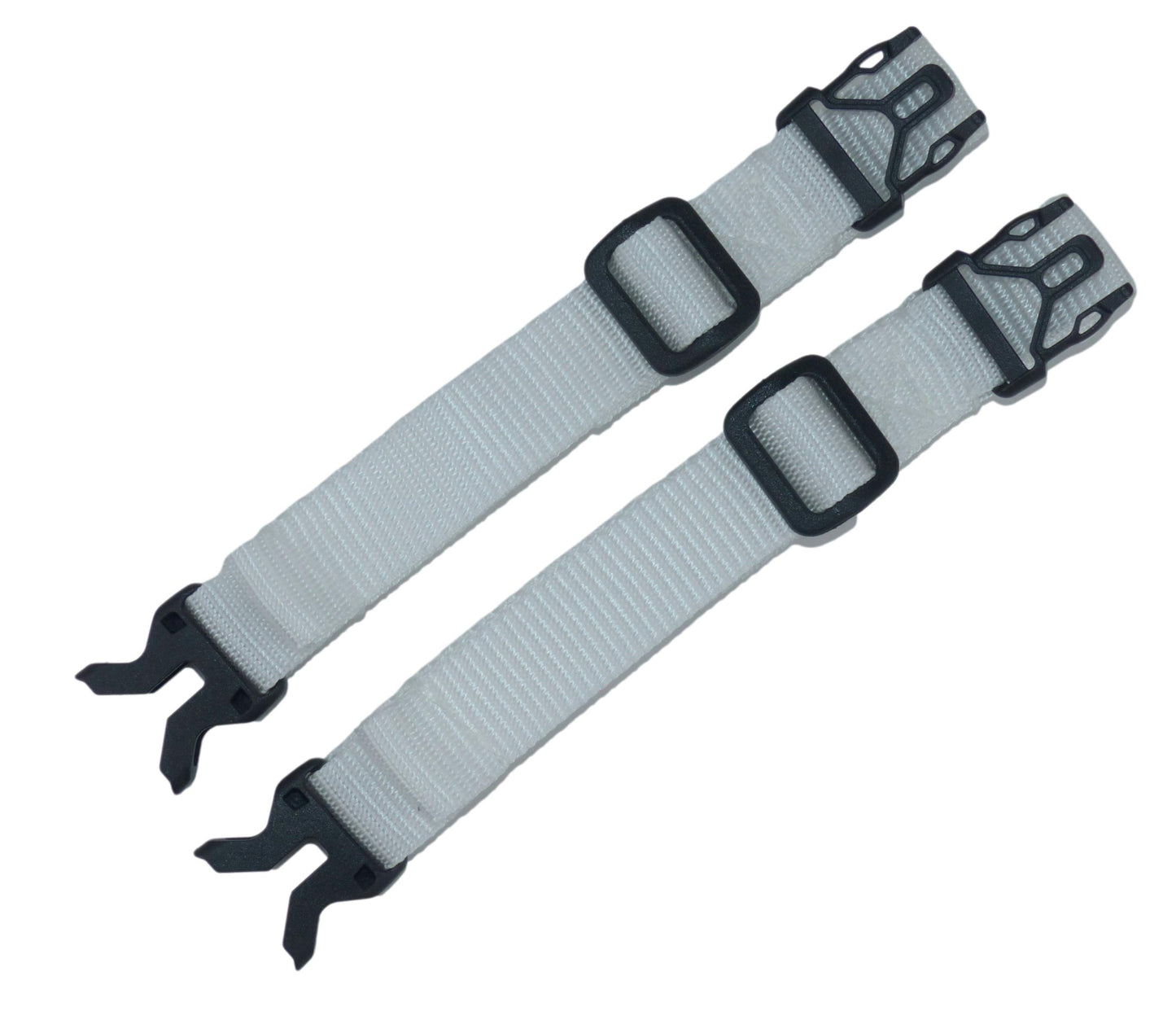 Benristraps 25mm Webbing Strap with Buckles for Luggage, Suitcases, Boxes (Pair)