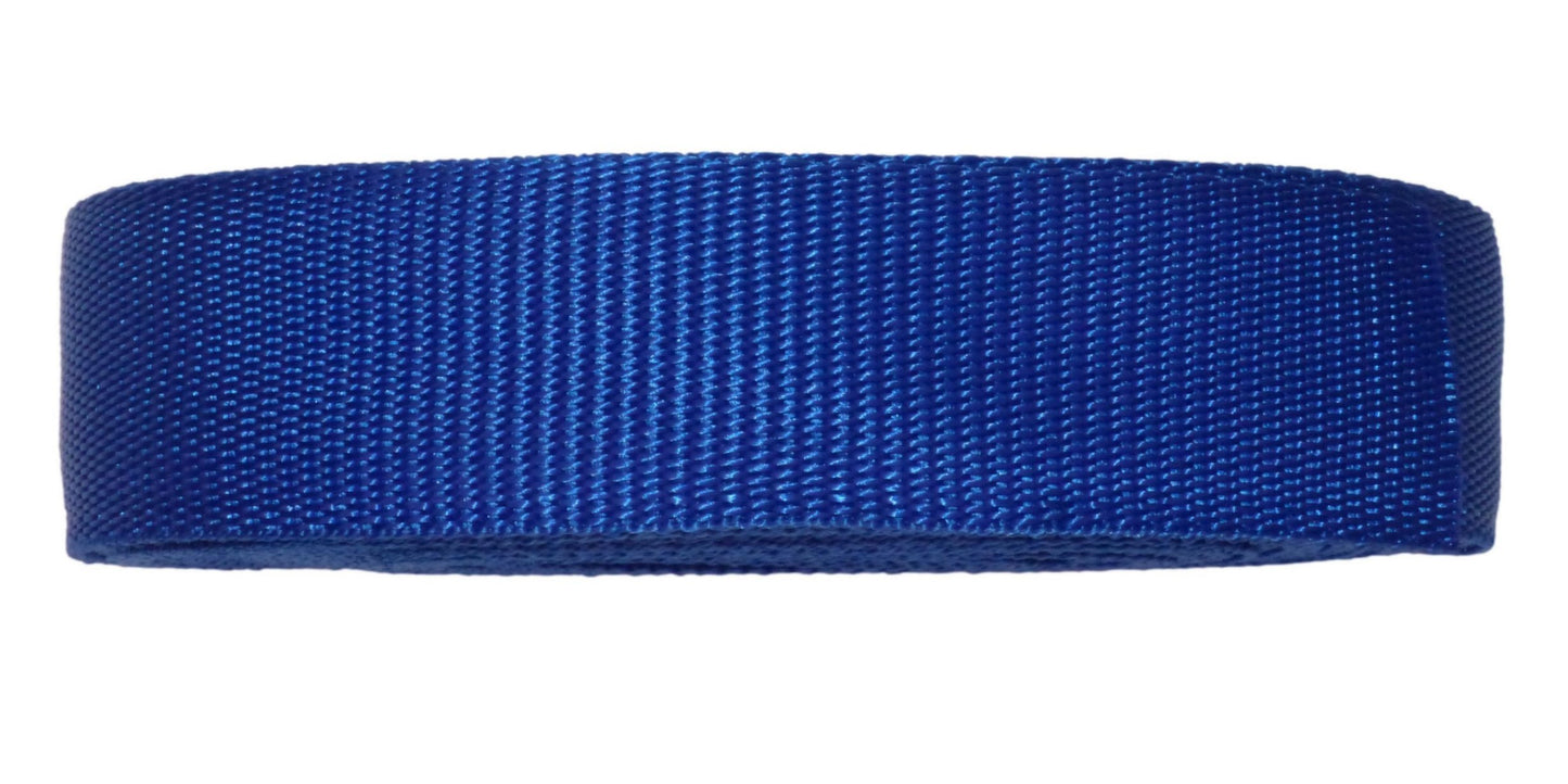 Benristraps 38mm (1  1/2") Polypropylene Webbing, 10 Metres (32') Roll in blue