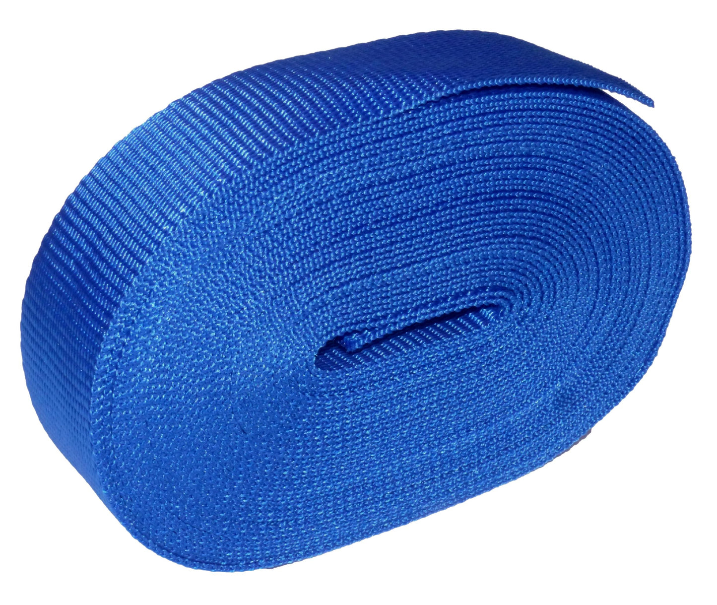 Benristraps 38mm (1  1/2") Polypropylene Webbing, 10 Metres (32') Roll in blue