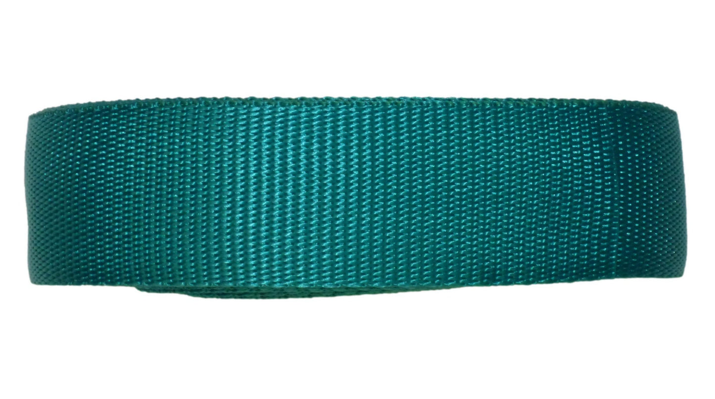 Benristraps 38mm (1  1/2") Polypropylene Webbing, 10 Metres (32') Roll in emerald