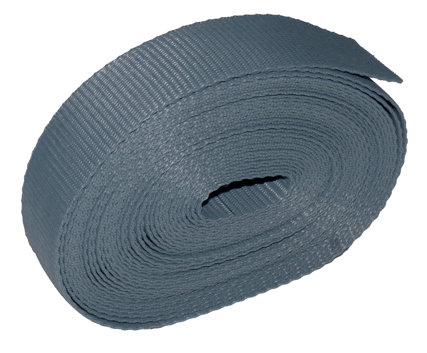 Benristraps 38mm (1  1/2") Polypropylene Webbing, 10 Metres (32') Roll in grey