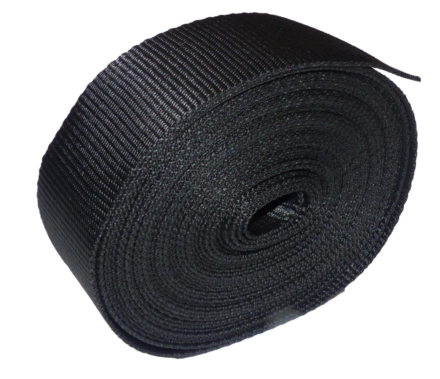 Benristraps 50mm (2") Polypropylene Webbing, 10 Metre (32') Roll in black