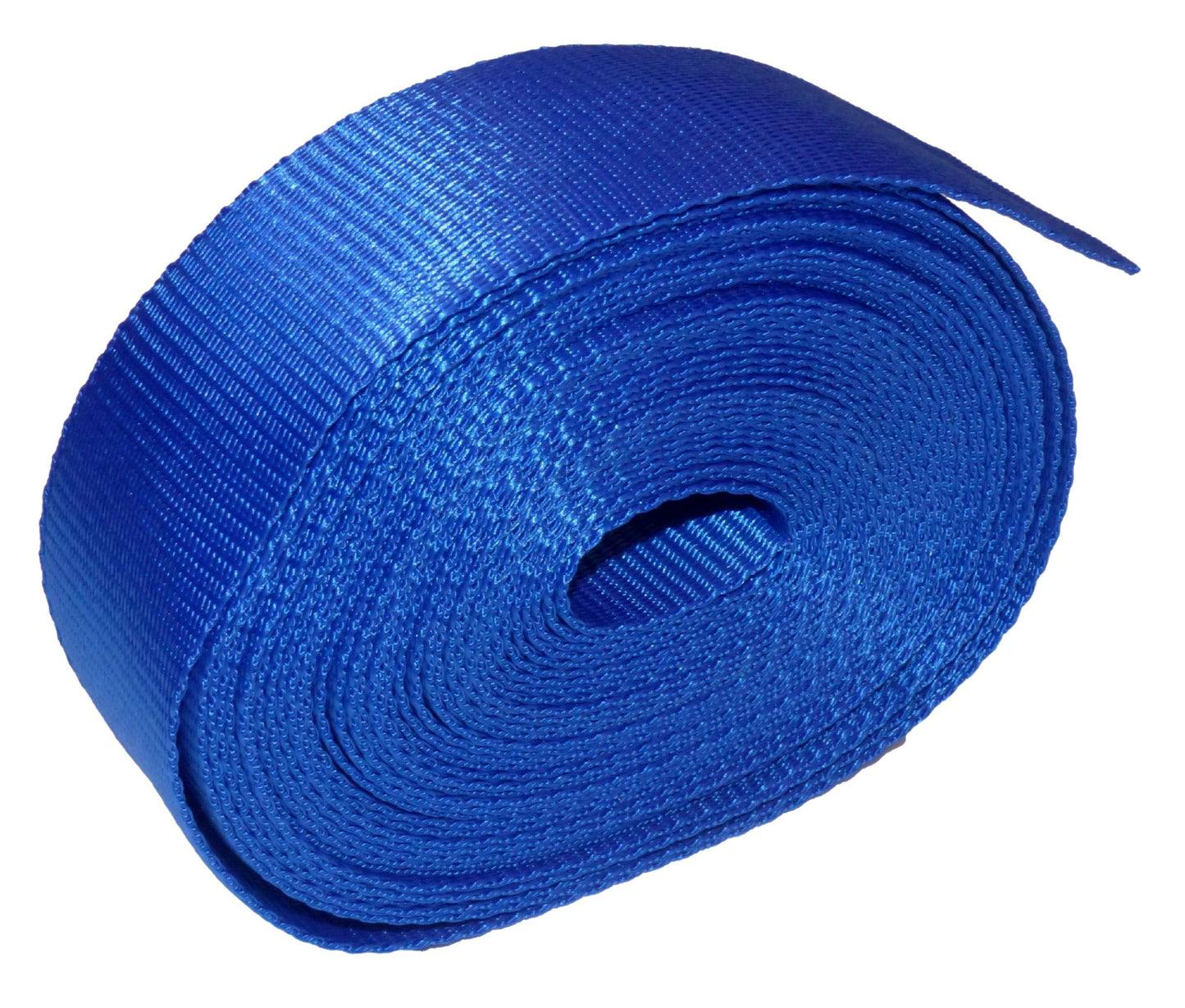 Benristraps 50mm (2") Polypropylene Webbing, 10 Metre (32') Roll in blue