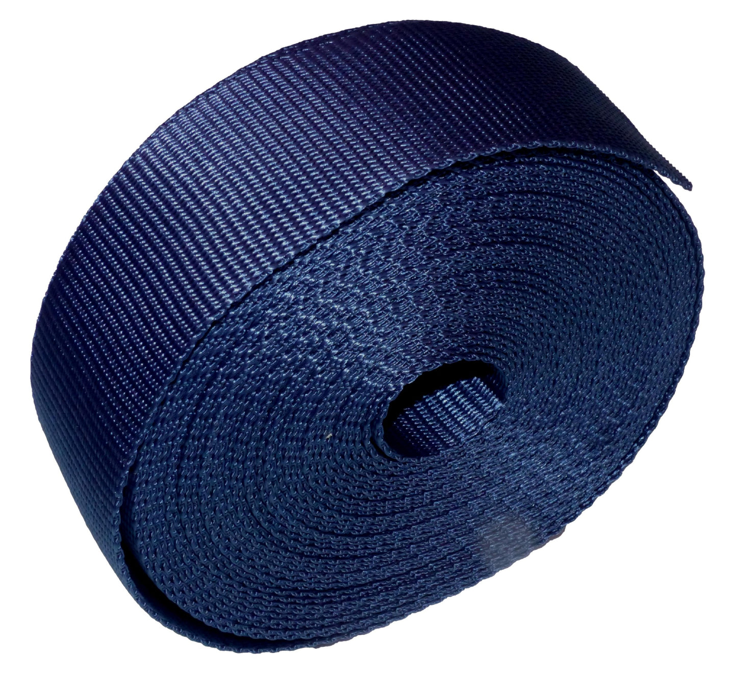 Benristraps 50mm (2") Polypropylene Webbing, 10 Metre (32') Roll in navy blue