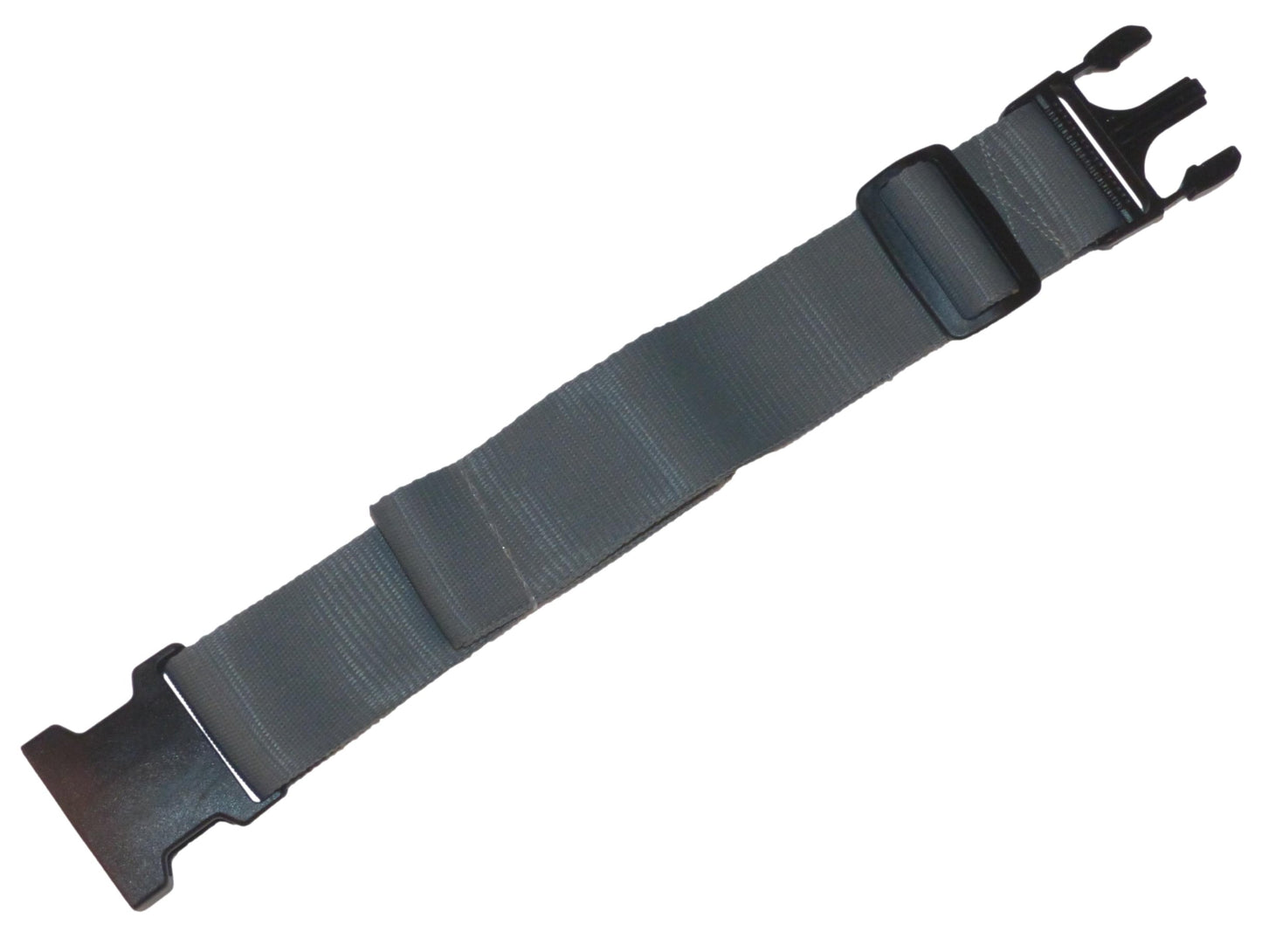 Benristraps 50mm Webbing Strap with Quick Release & Length-Adjusting Buckles in grey