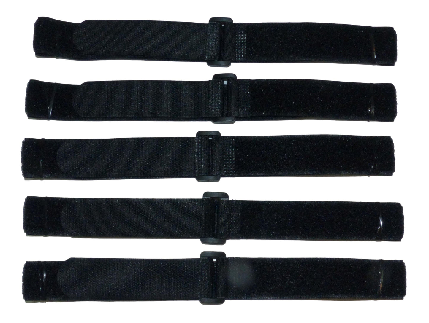 Benristraps 25mm Hook and Loop Cinch Straps (Pack of 5)