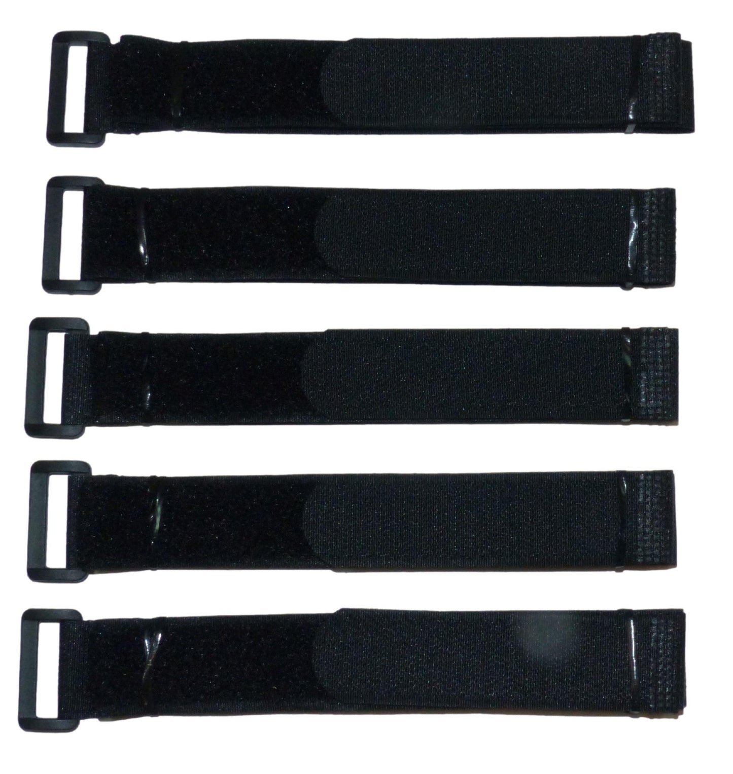 Benristraps 25mm Hook and Loop Cinch Straps (Pack of 5)