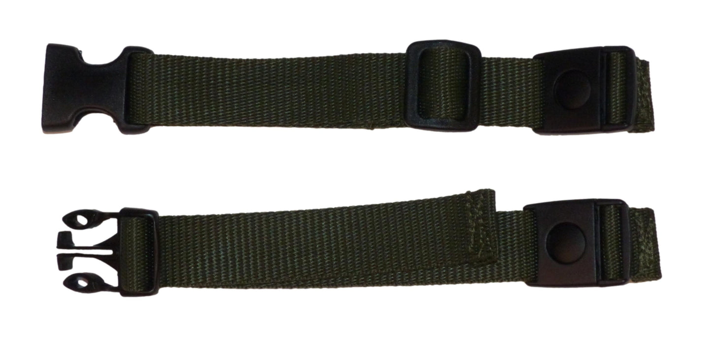 Benristraps 25mm Rucksack Chest Strap in olive green