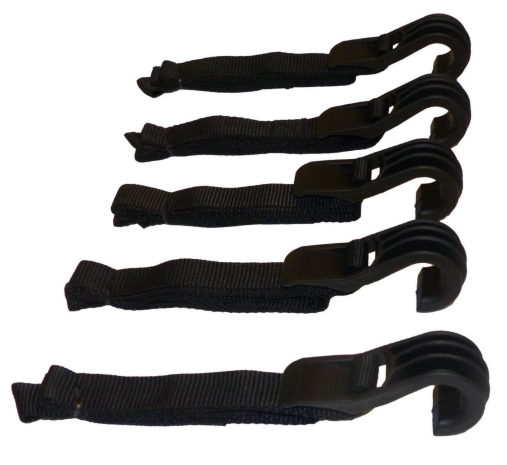 Benristraps Roll Cage, Trolley, Pallet Straps (Pack of 5) in black