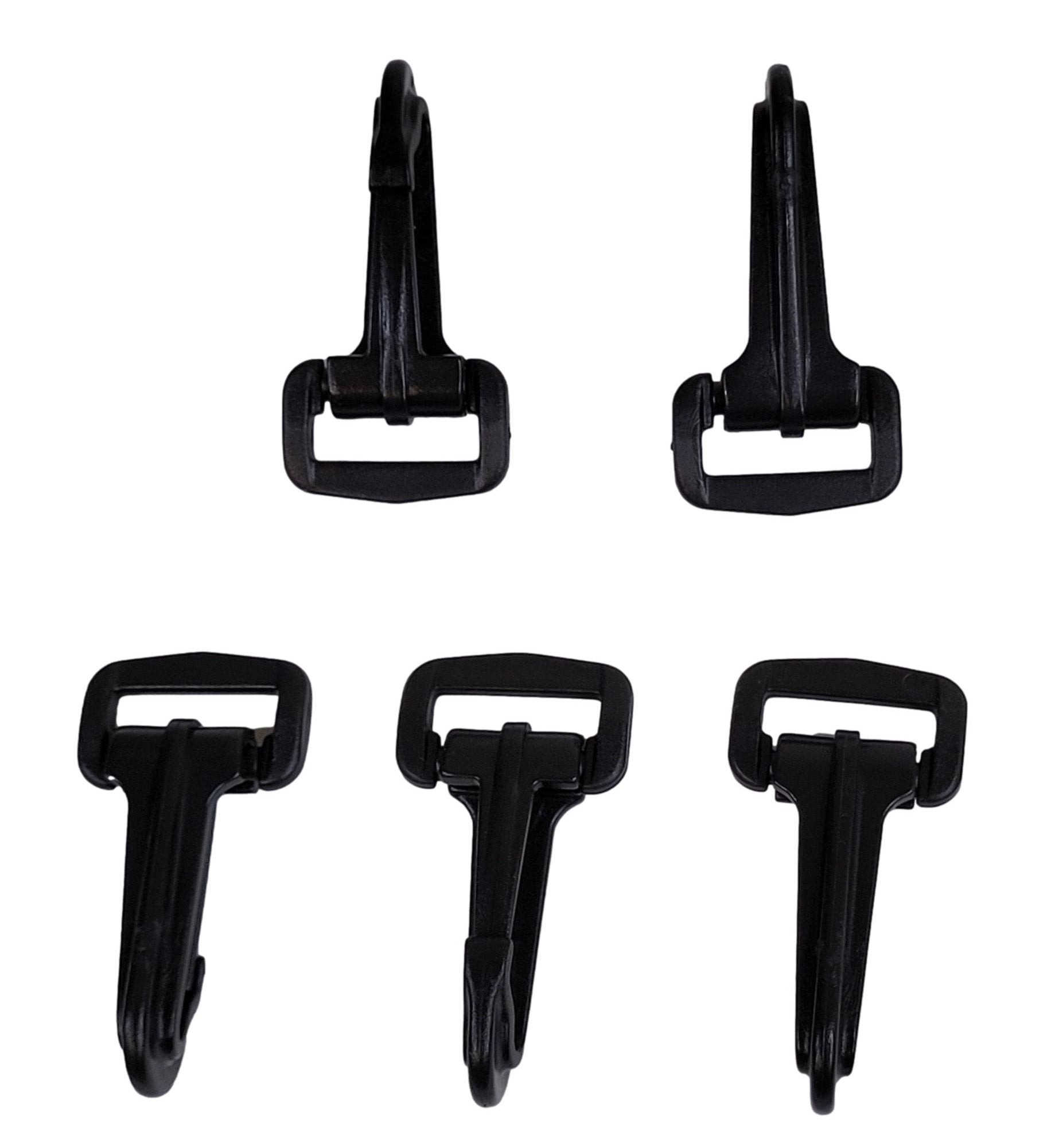  YKK Kit - Plastic Lug Swivel Rotate Snap Hook 1, Tri‑Bar  Adjustable Webbing 1, Roll of 5 Yards 1 Webbing Polypropylene Straps (YKK  Kit 1-5yds 4 Hooks 4 Bars)