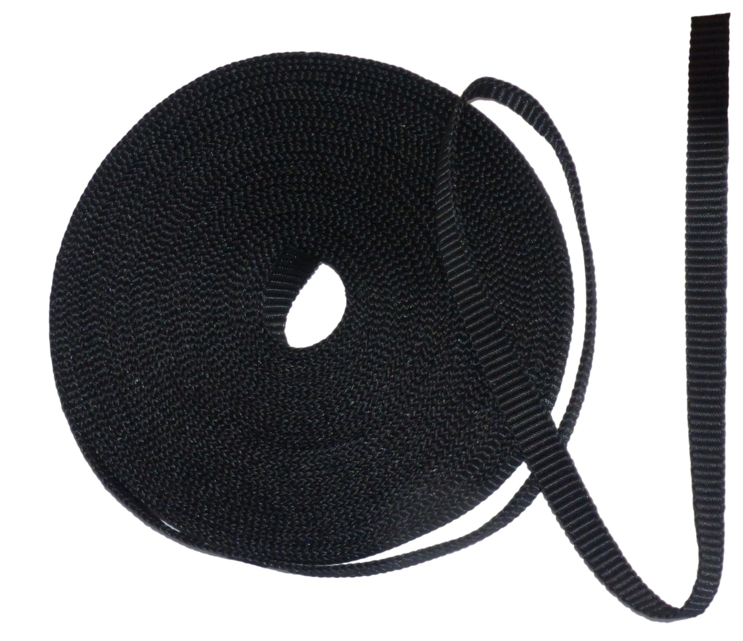 Benristraps 9mm Polypropylene Webbing in Black (10 metre roll)