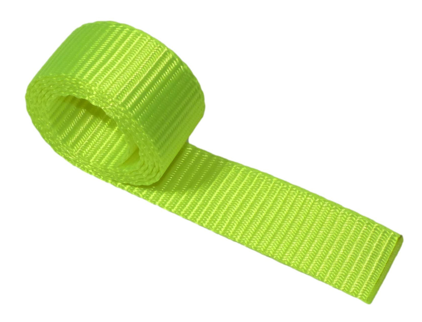 Benristraps 25mm Polyester Webbing (5 Metres) in yellow