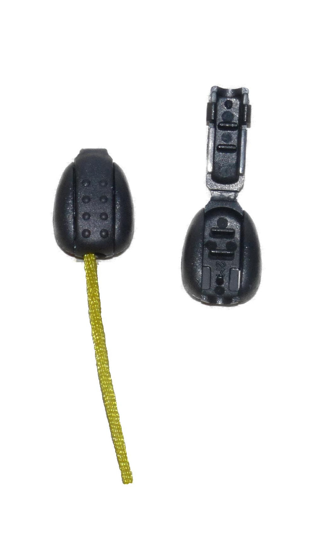 2mm one-piece cord end for narrow cords, strings and threads (pack of 5)