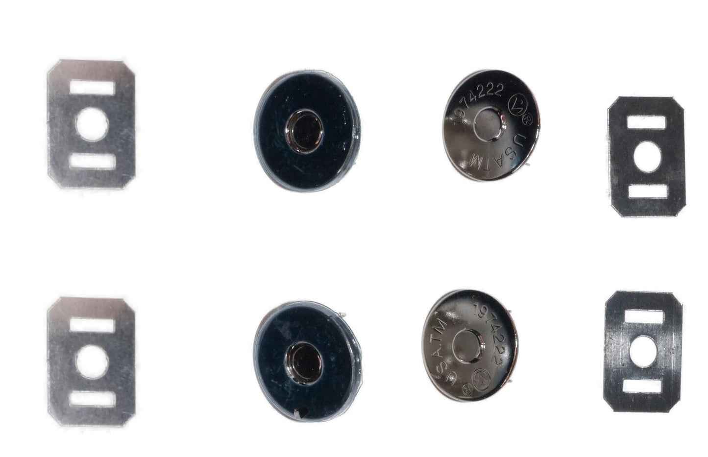 Magnetic bag snap closure (pack of two)