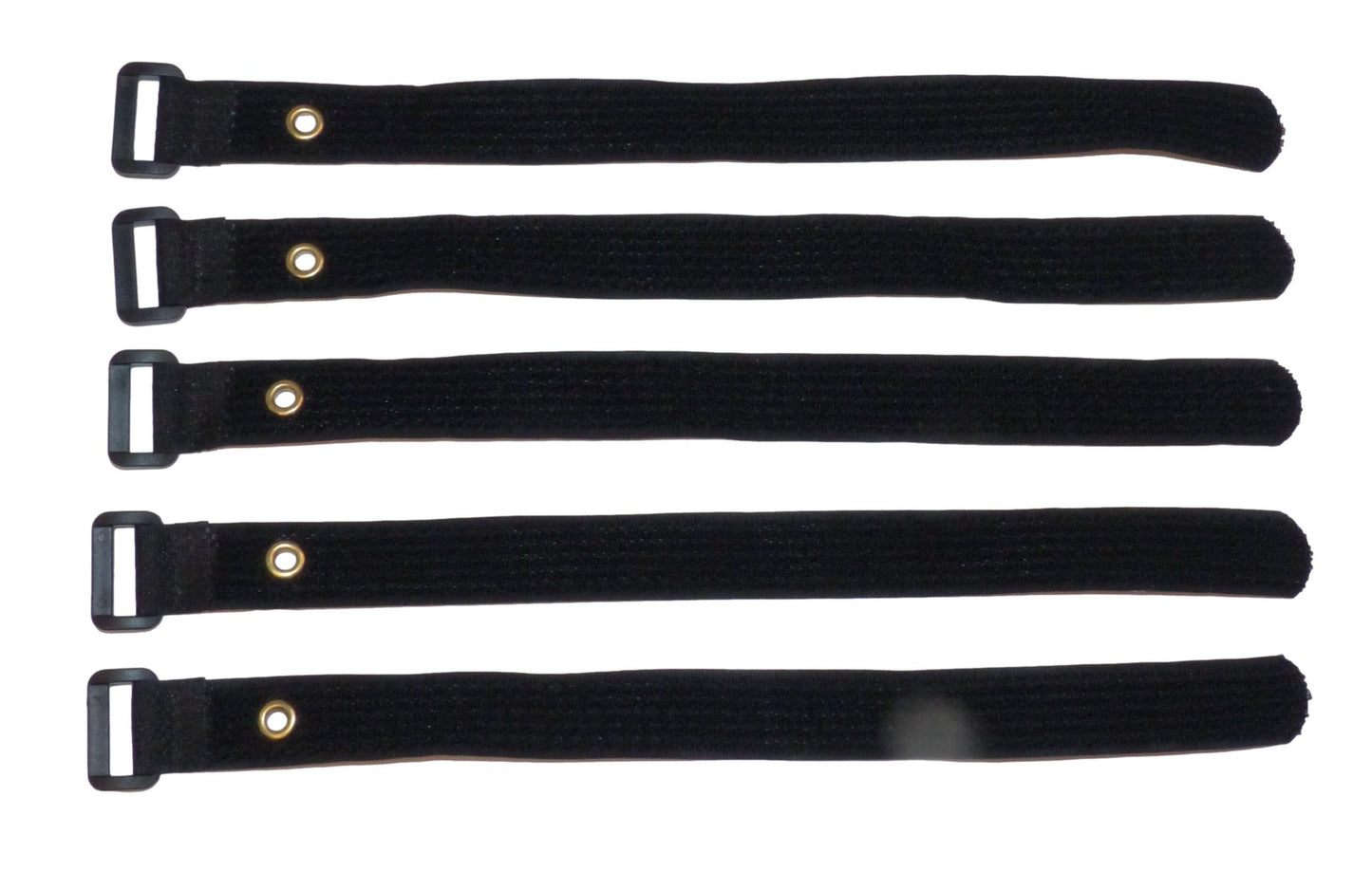 Benristraps 20mm Hook and Loop Together Cinch Strap with Eyelet (Pack of 5)