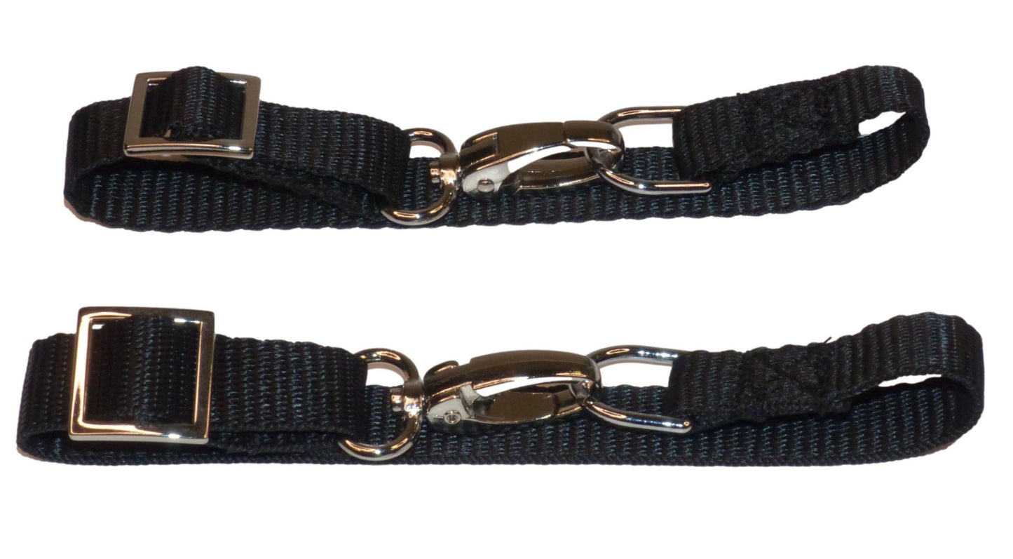 20mm Bag Strap Extender (Pack of Two) in black