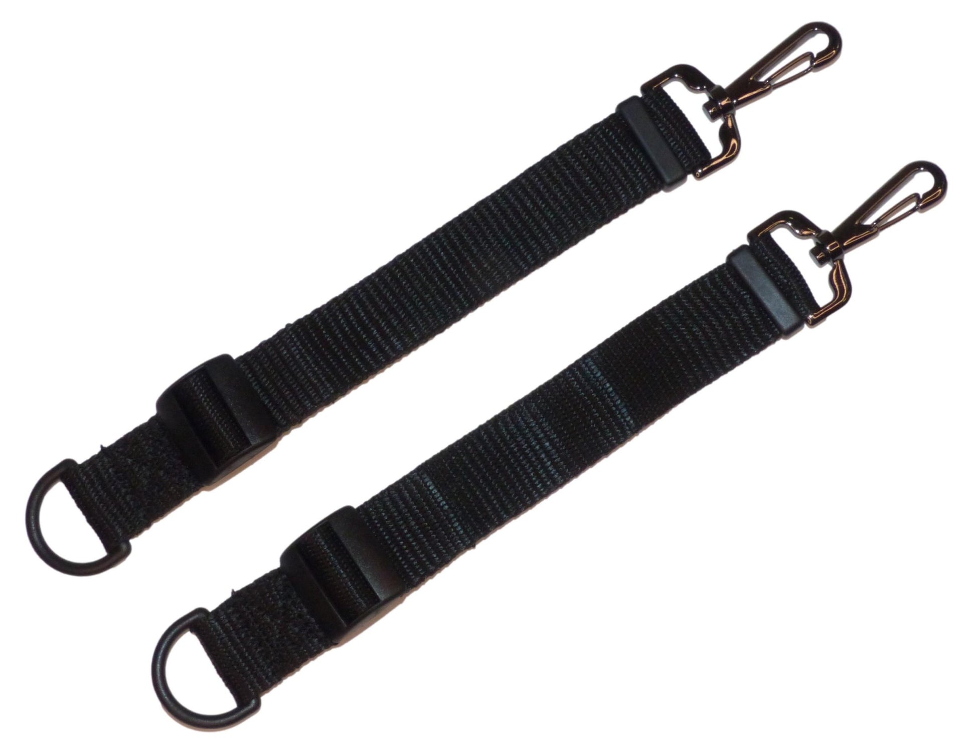 25mm Bag Strap Extender Strap to Make Bag Straps Longer and Adjustable in black