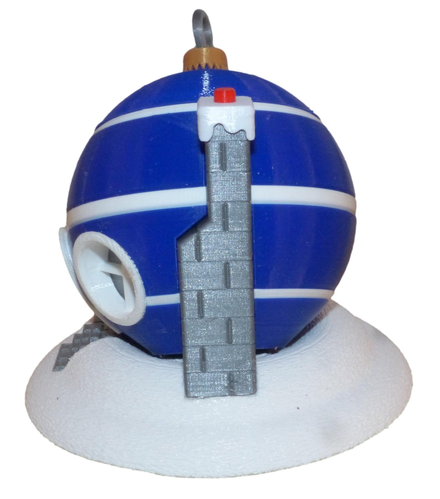 Christmas Tree Bauble Fairy House with LED Tealight