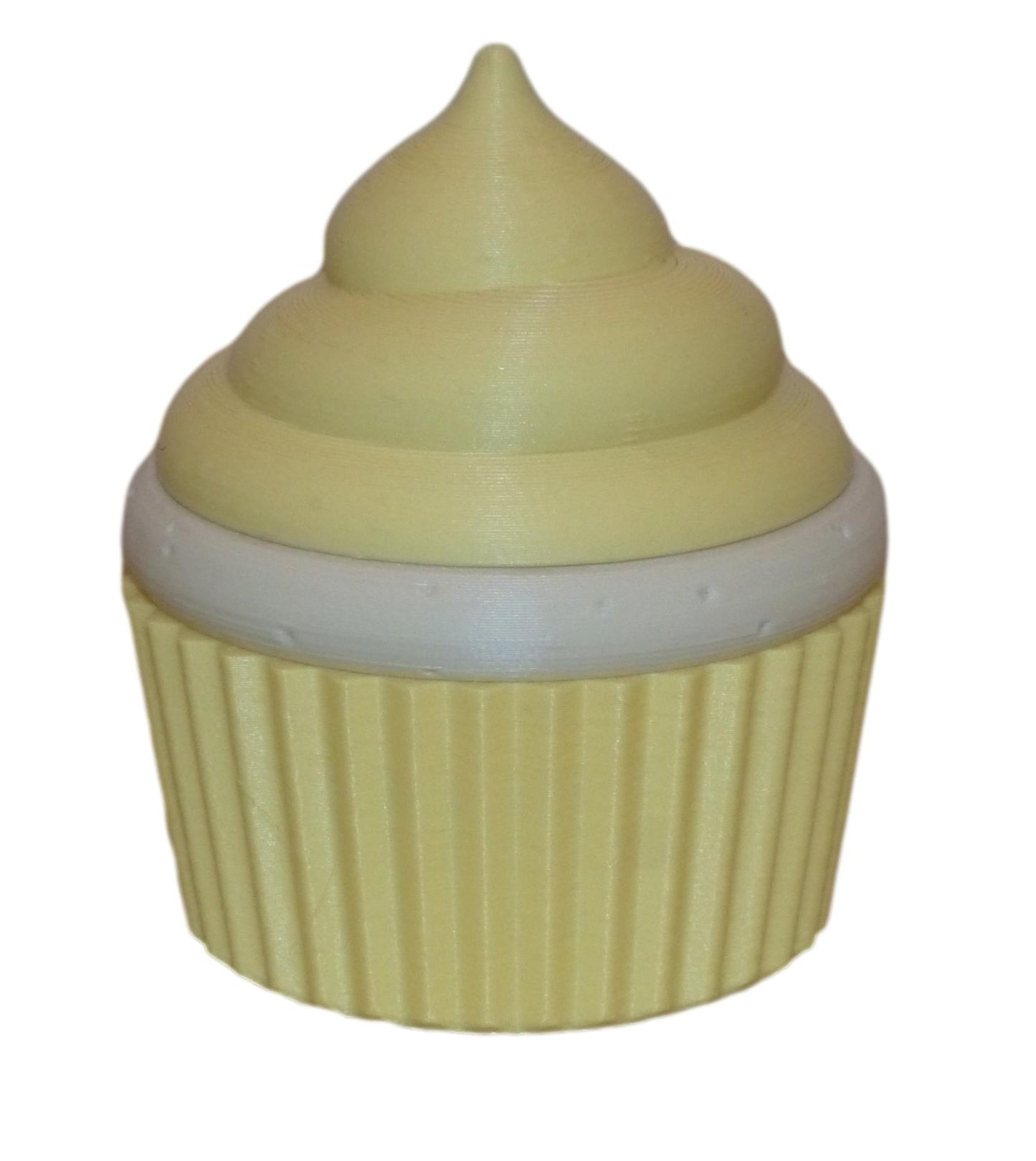 Cupcake-shaped Gift Box with Screw-On Top for Gifts and Decoration