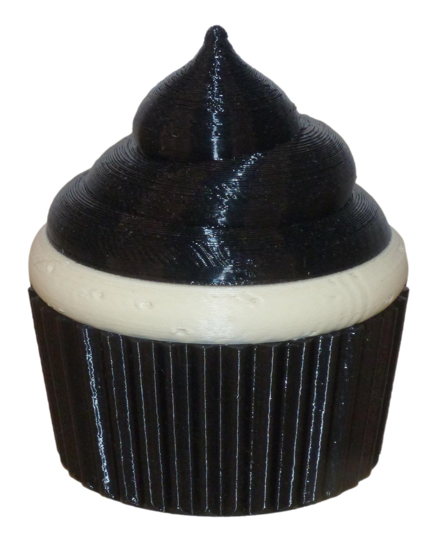 Cupcake-shaped Gift Box with Screw-On Top for Gifts and Decoration