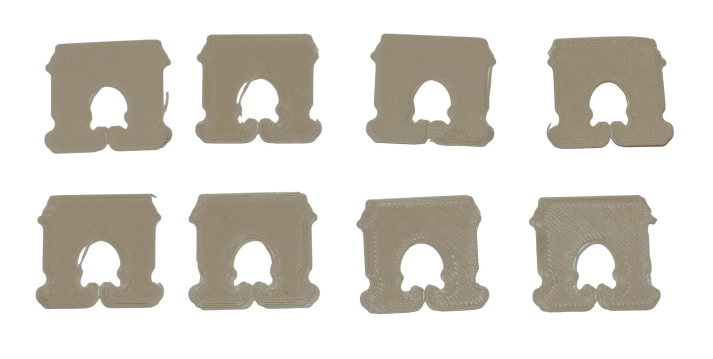 Bread Bag Cable Ties in yellow (Pack of 8)