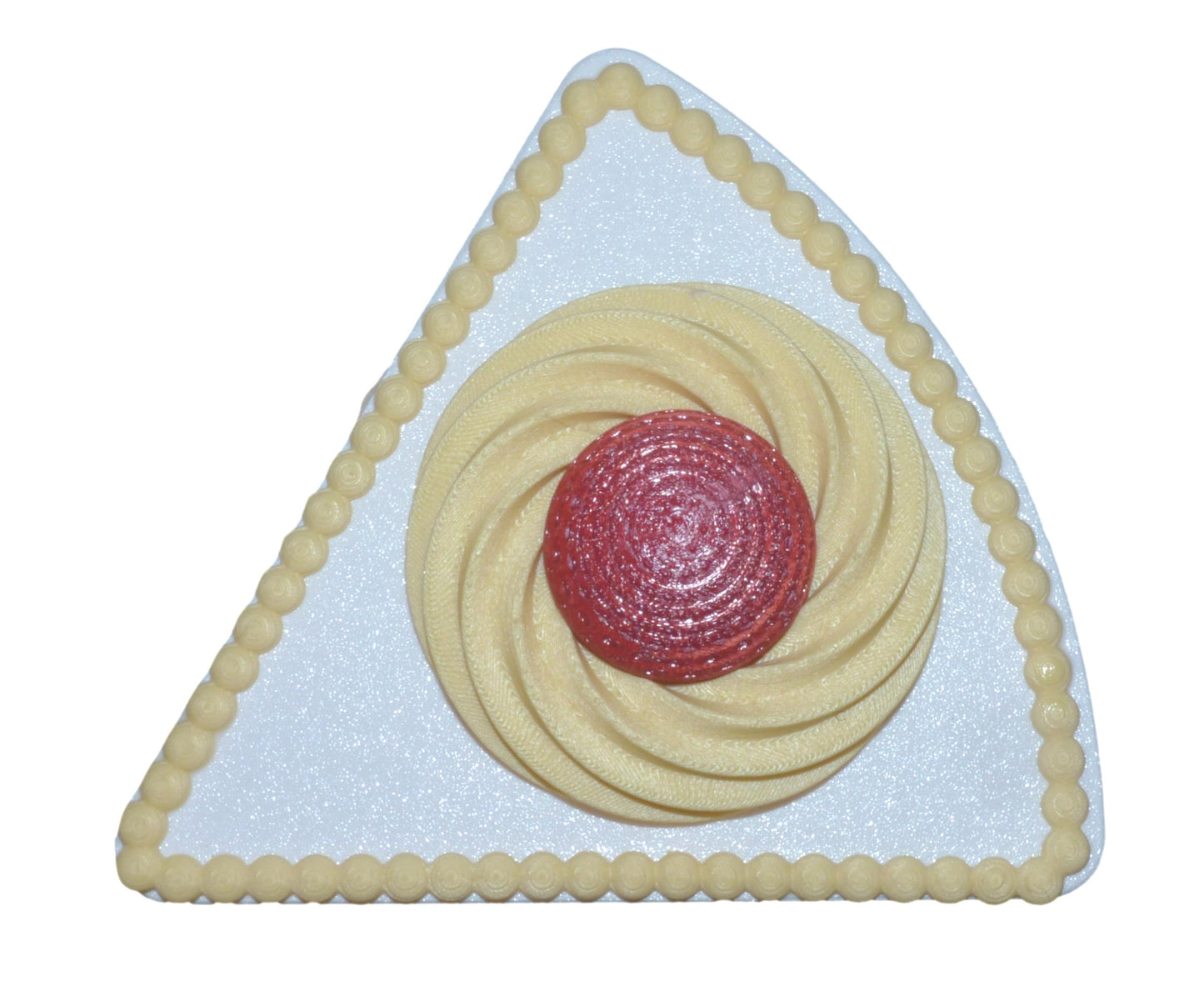 3D Printed Cake Slice Gift Box in pink