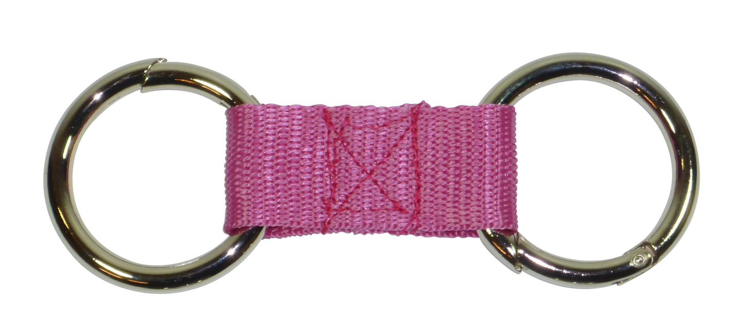 O Ring to O Ring Strap in Pink