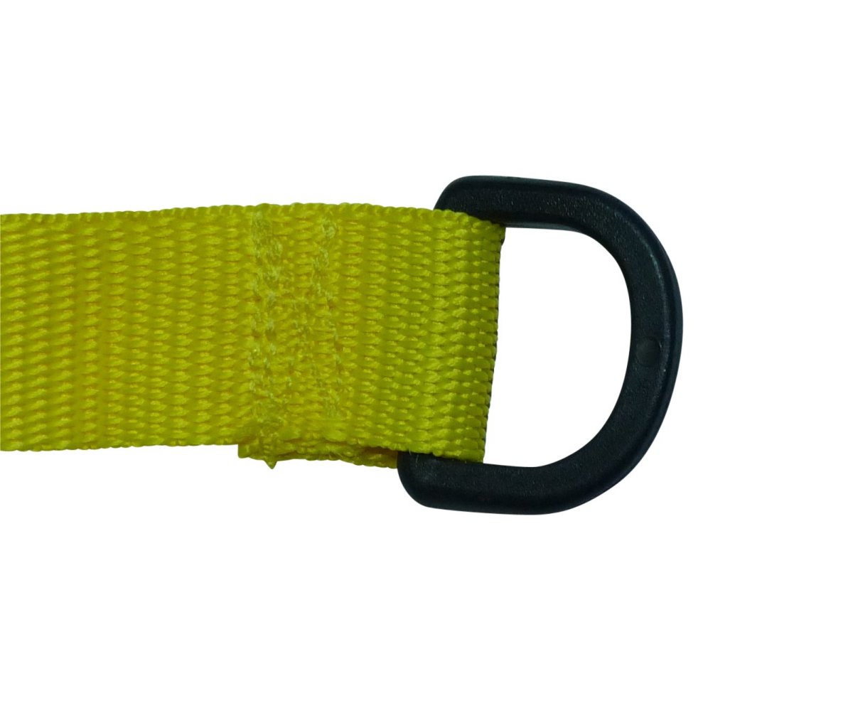 Benristraps 38mm Black Plastic D Ring