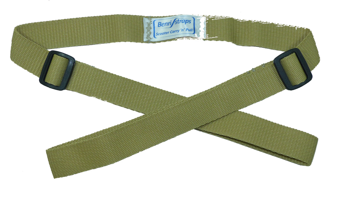 Children's Scooter Carry and Pull Strap: Handlebar Reins; Towing and Shouldering Micro scooters