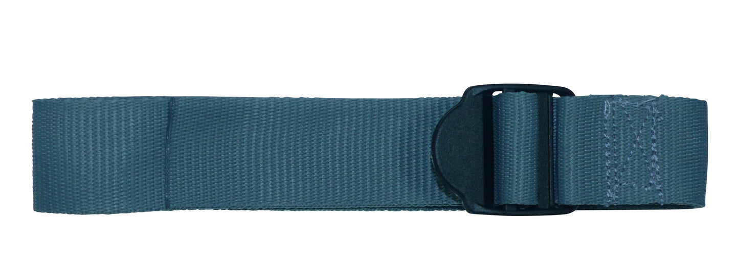 Benristraps 38mm Webbing Strap with Ladderlock Buckle in grey