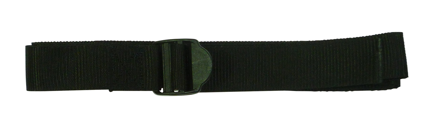 Benristraps 38mm Webbing Strap with Ladderlock Buckle in black