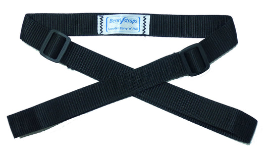 Children's Scooter Carry and Pull Strap: Handlebar Reins; Towing and Shouldering Micro scooters
