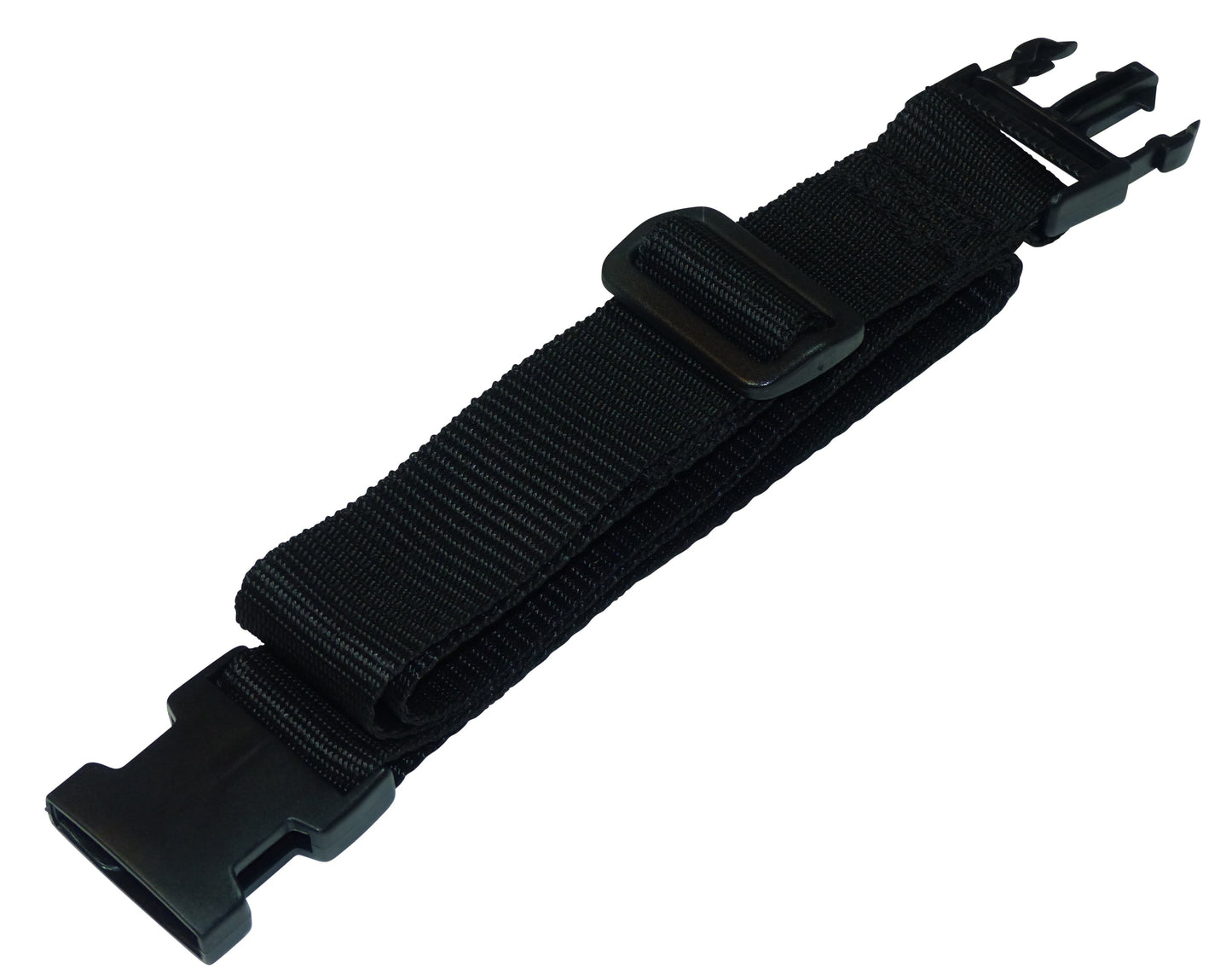 Benristraps 38mm Webbing Strap with Quick Release & Length-Adjusting Buckles in black