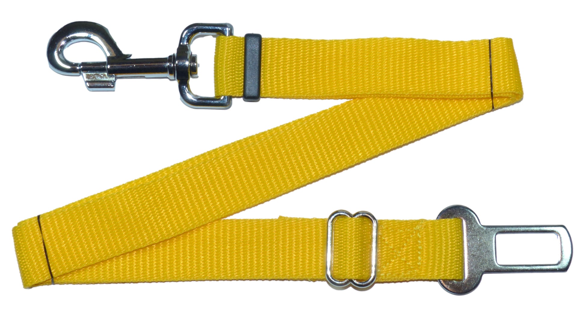 Benristraps Adjustable Cat & Dog Pet Safety Strap for Car Seat Belt in Yellow