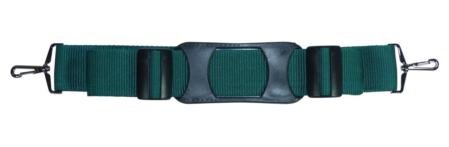 Benristraps 50mm Bag Strap with Metal Buckles and Shoulder Pad, 175cm in green