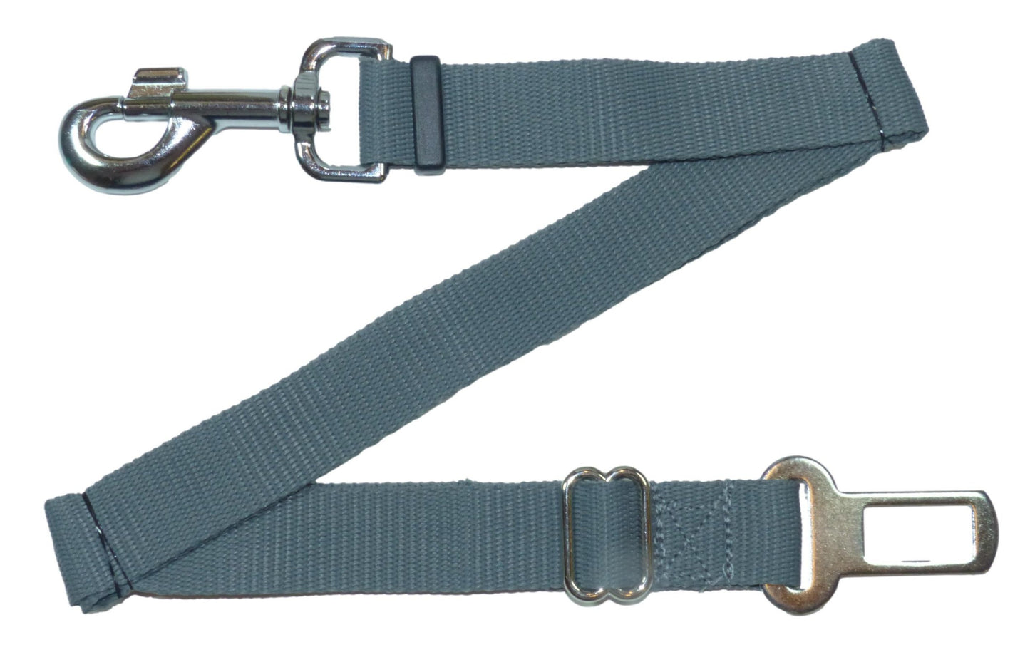 Benristraps Adjustable Cat & Dog Pet Safety Strap for Car Seat Belt in Grey