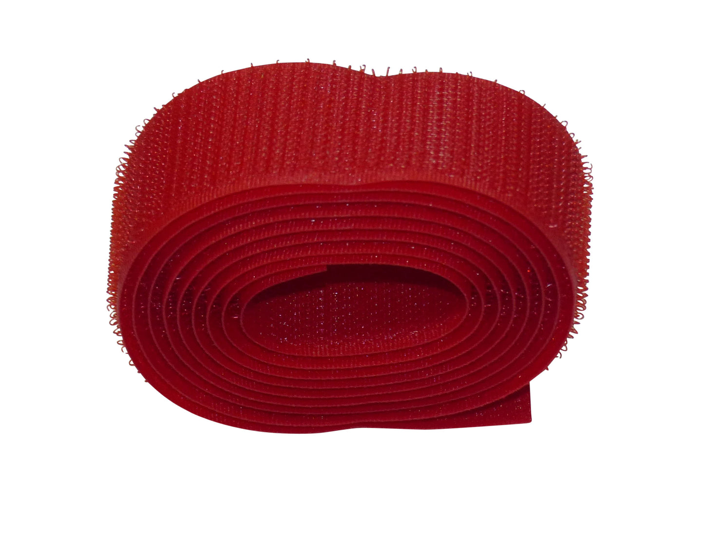Benristraps 25mm sewable hook and loop tape (2 metres) hook only in red