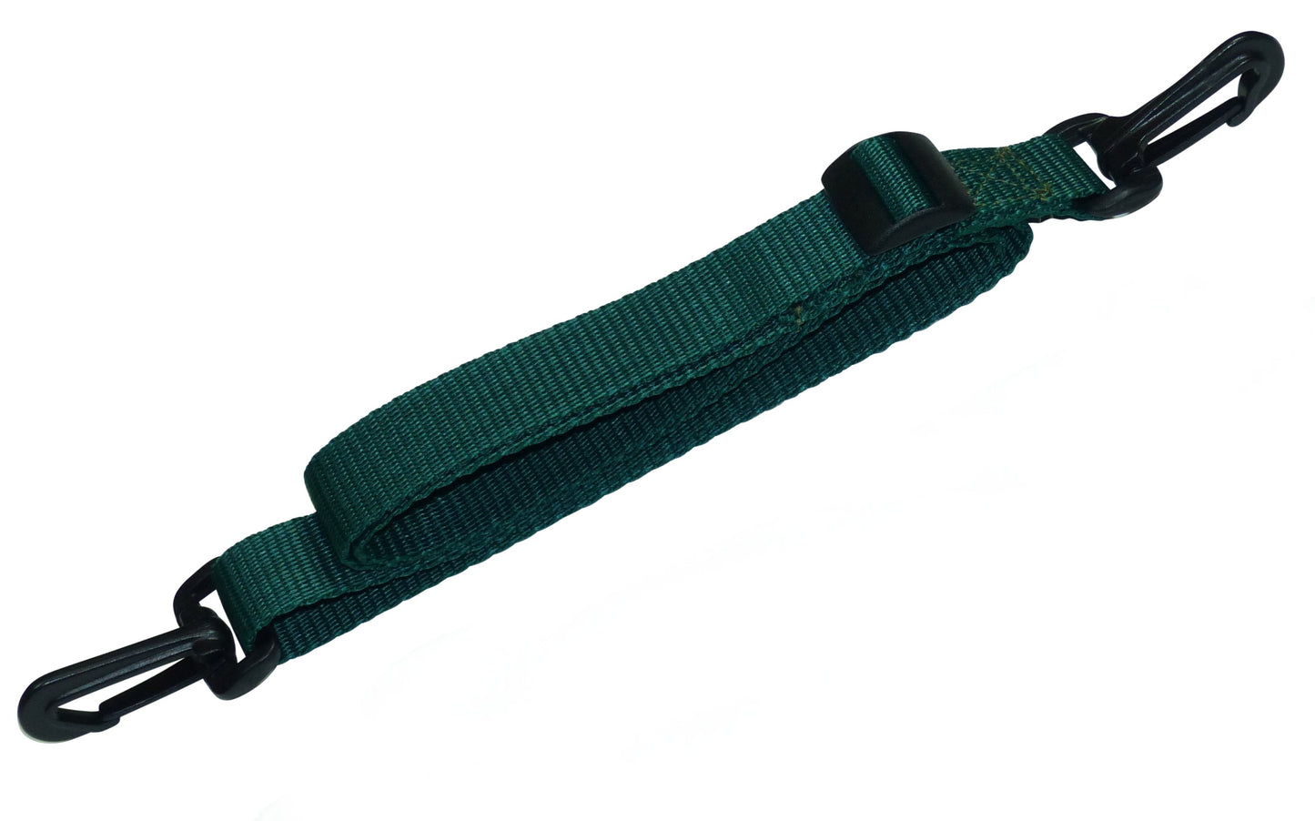 Benristraps 20mm Bag Strap with Metal Buckles and Shoulder Pad, 1 Metre in forest green