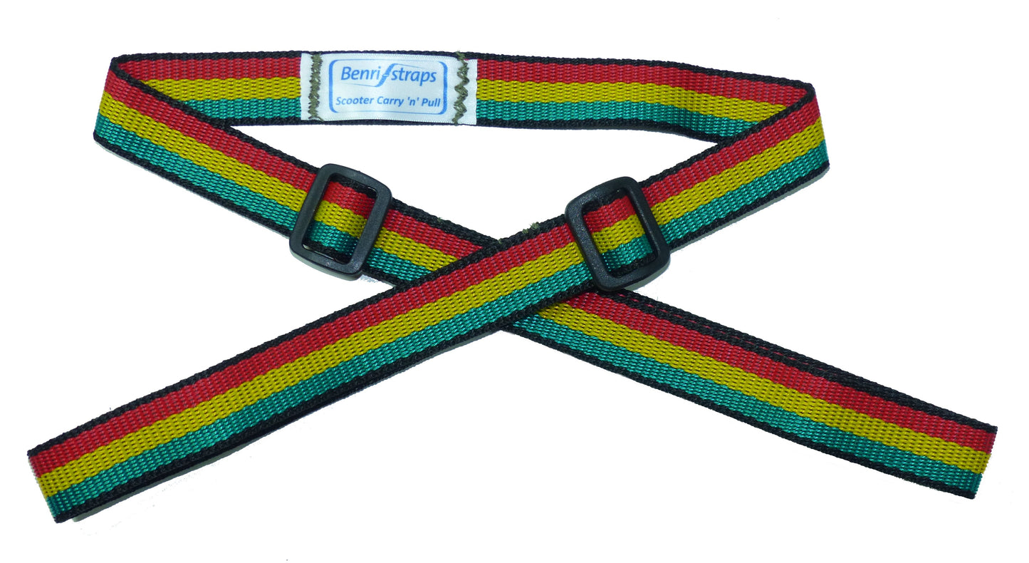 Children's Scooter Carry and Pull Strap: Handlebar Reins; Towing and Shouldering Micro scooters